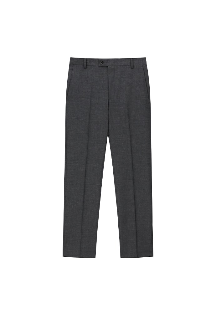Signature Classic Trousers_ Grey (Wool 100%)