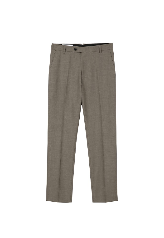 Signature Classic Trousers_ Bronze Beige (Wool 100%)